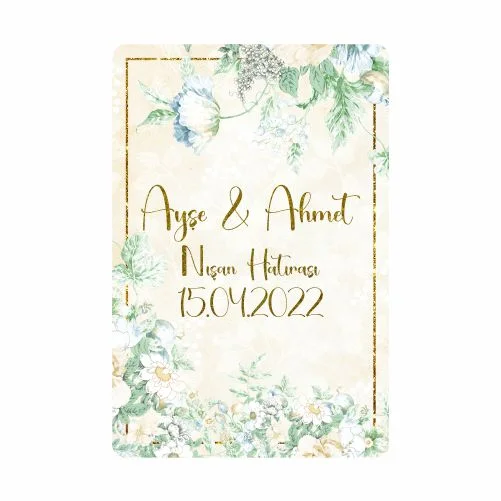 Düğün Nişan ve Kına Temalı Magnet